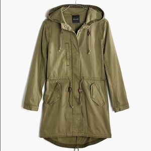Madewell Tilden cotton Military Jacket green Size Small